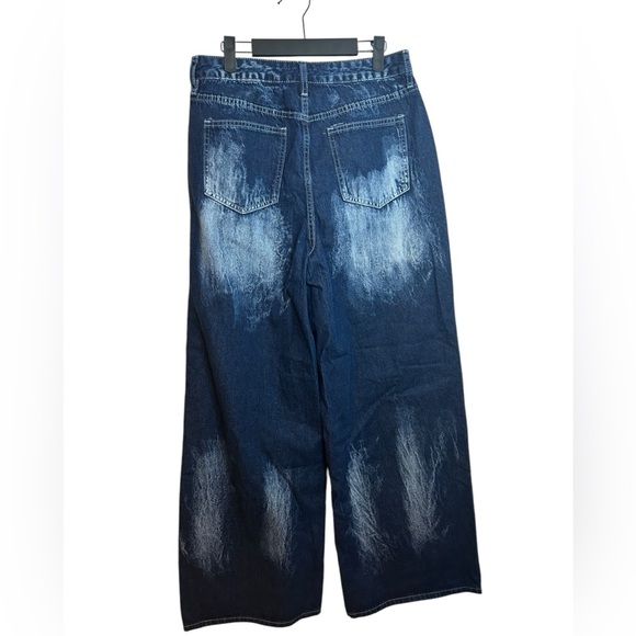 Nwt Fashion Nova Driven Drop Waist Baggy Jeans - Picture 3 of 5